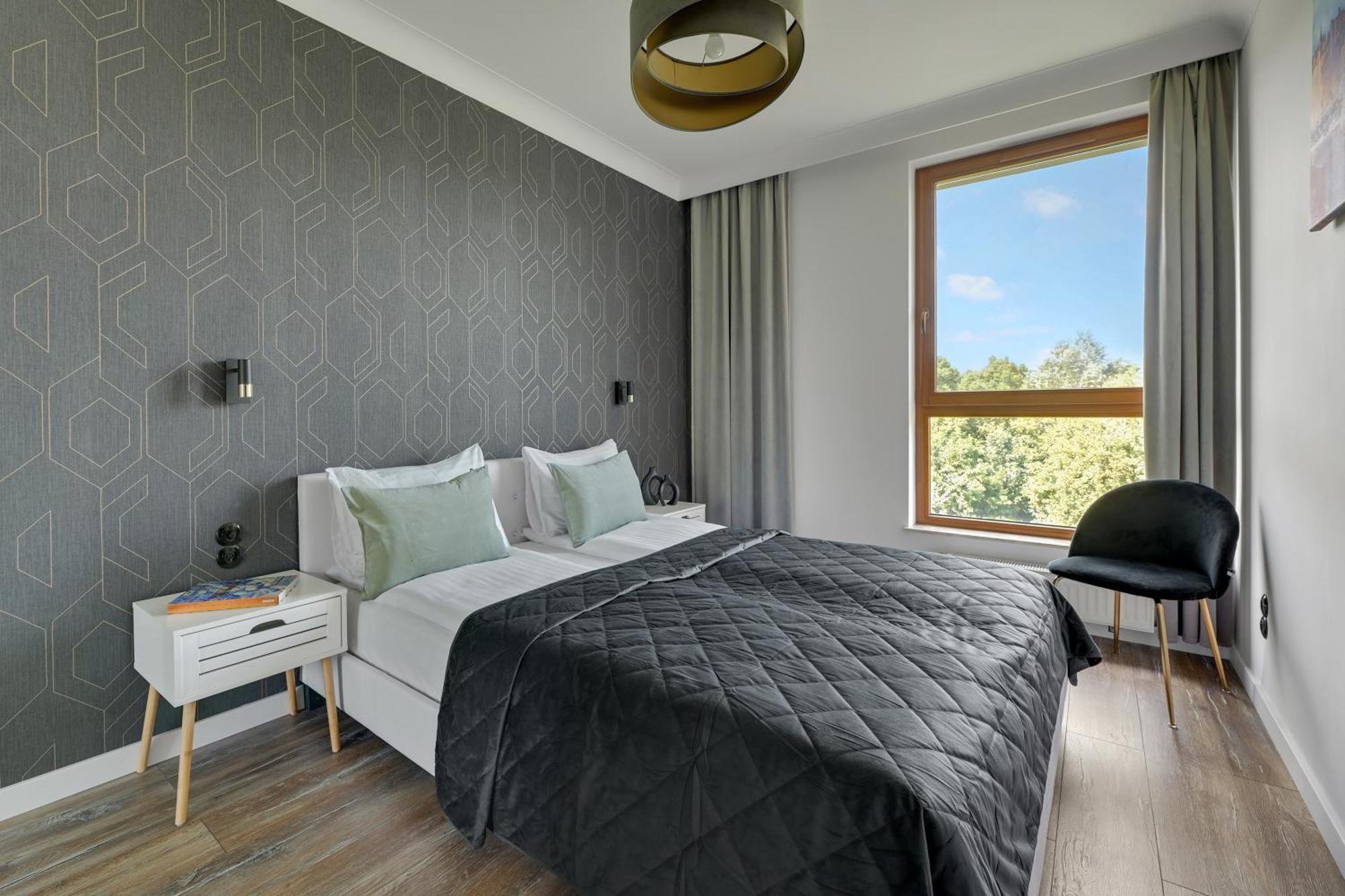 Front Park Apartments With Parking By Lion Apartments Gdańsk Extérieur photo
